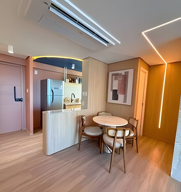 Apartamento Moderno com Vista para o Mar 1101