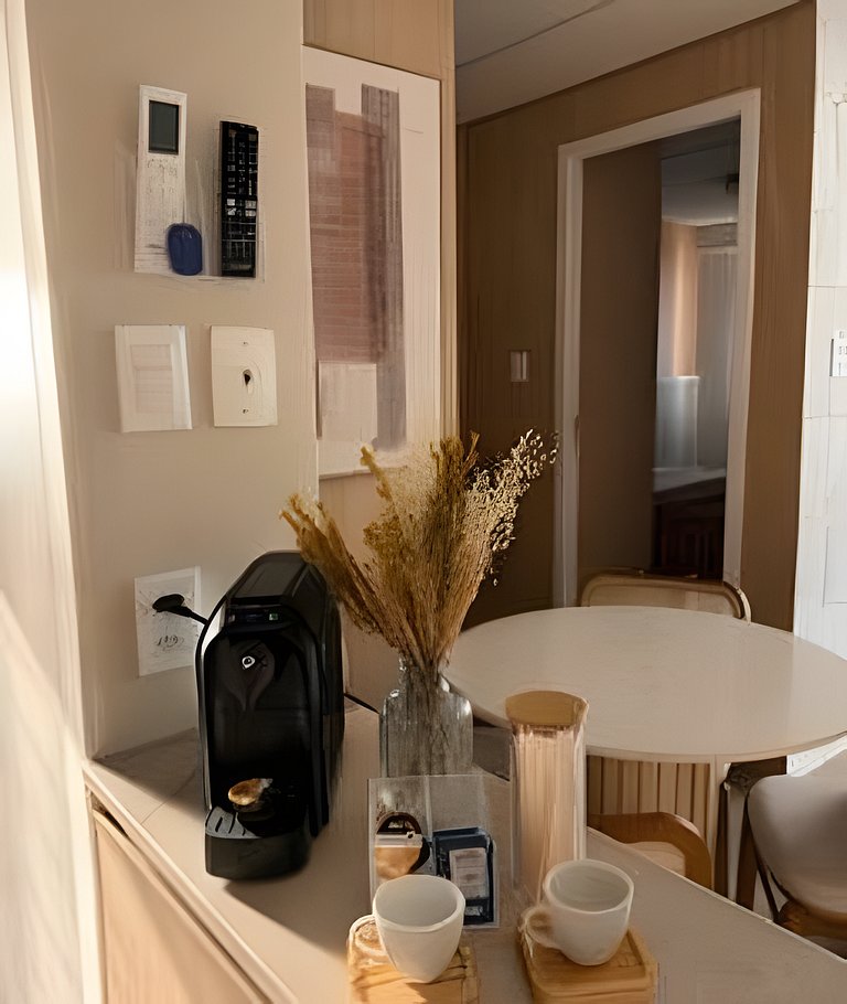 Apartamento Moderno com Vista para o Mar 1101