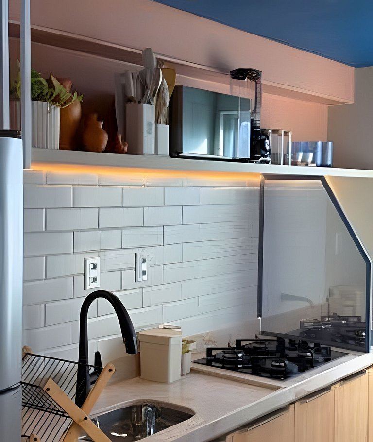 Apartamento Moderno com Vista para o Mar 1101