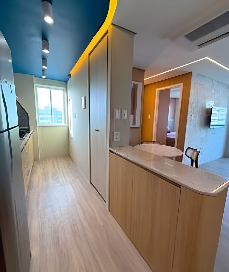 Apartamento Moderno com Vista para o Mar 1101