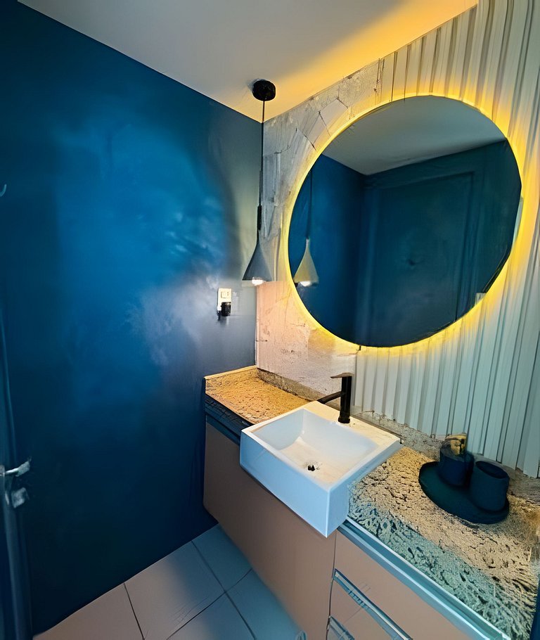 Apartamento Moderno com Vista para o Mar 1101