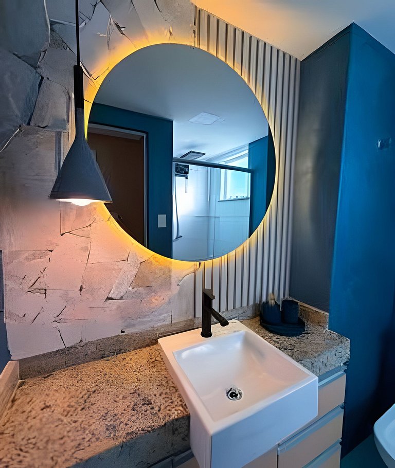 Apartamento Moderno com Vista para o Mar 1101