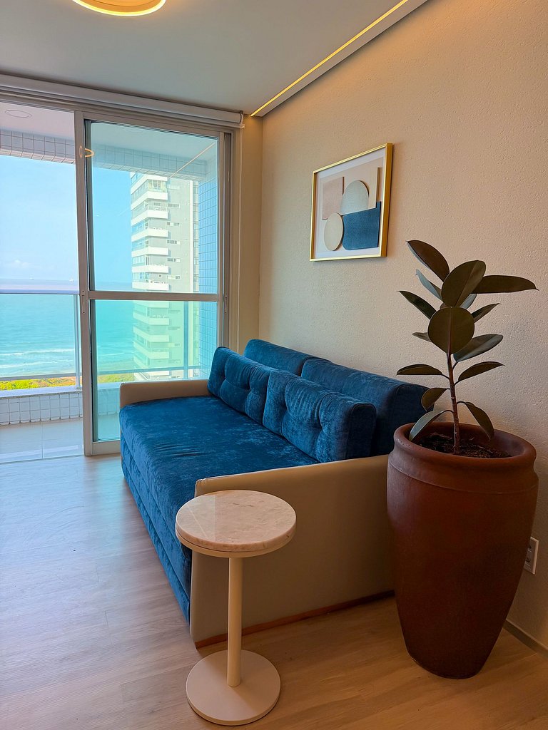 Apartamento Moderno com Vista para o Mar 1101