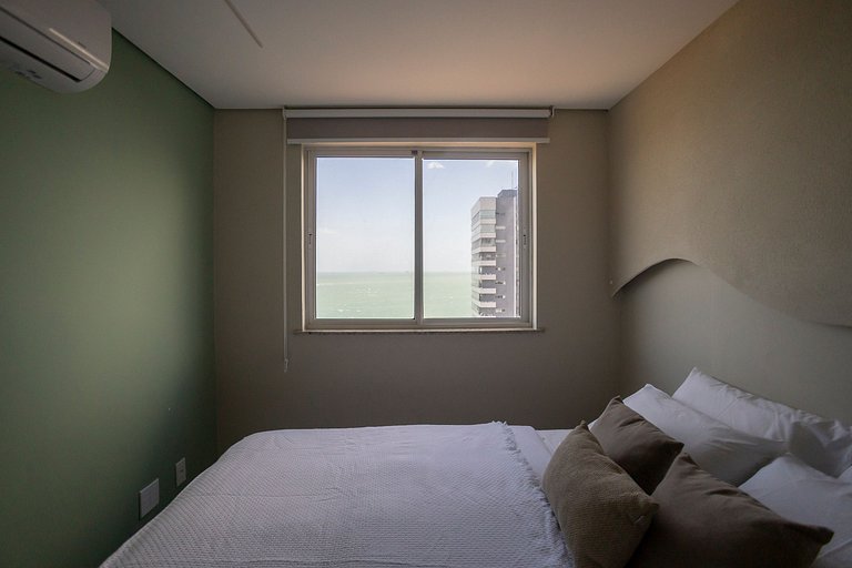 Apê Elegante Vista Mar 1502